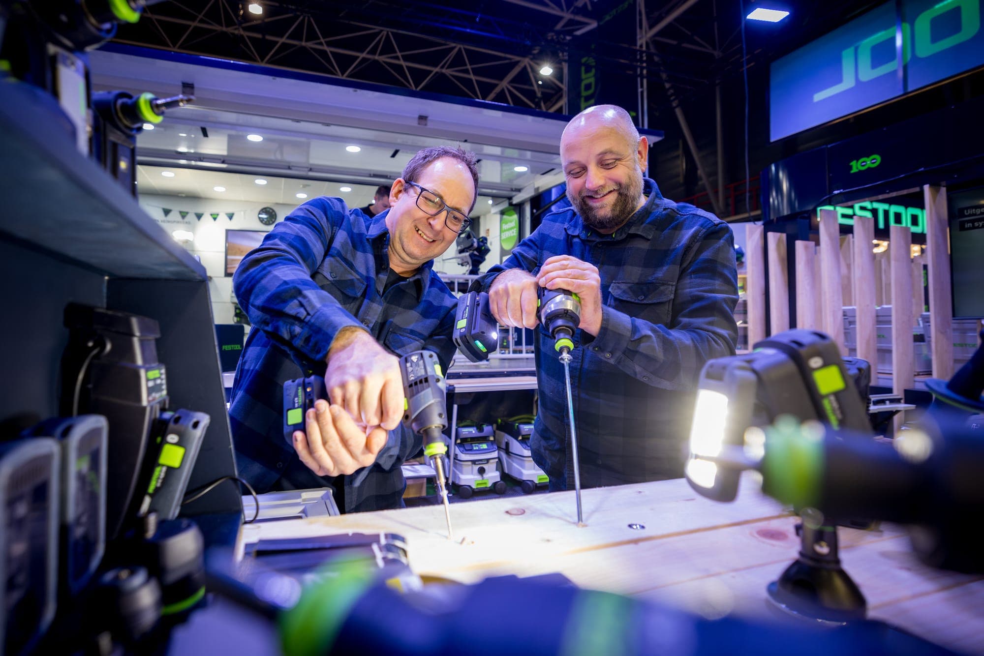 Professionals op beursvloer
