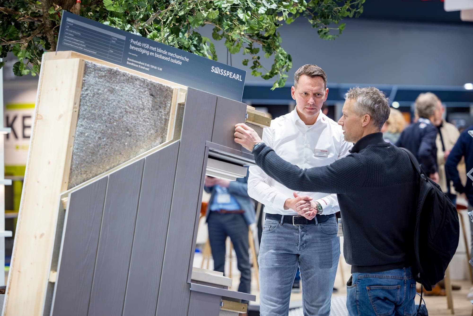Visitors at a trade fair at Jaarbeurs Utrecht