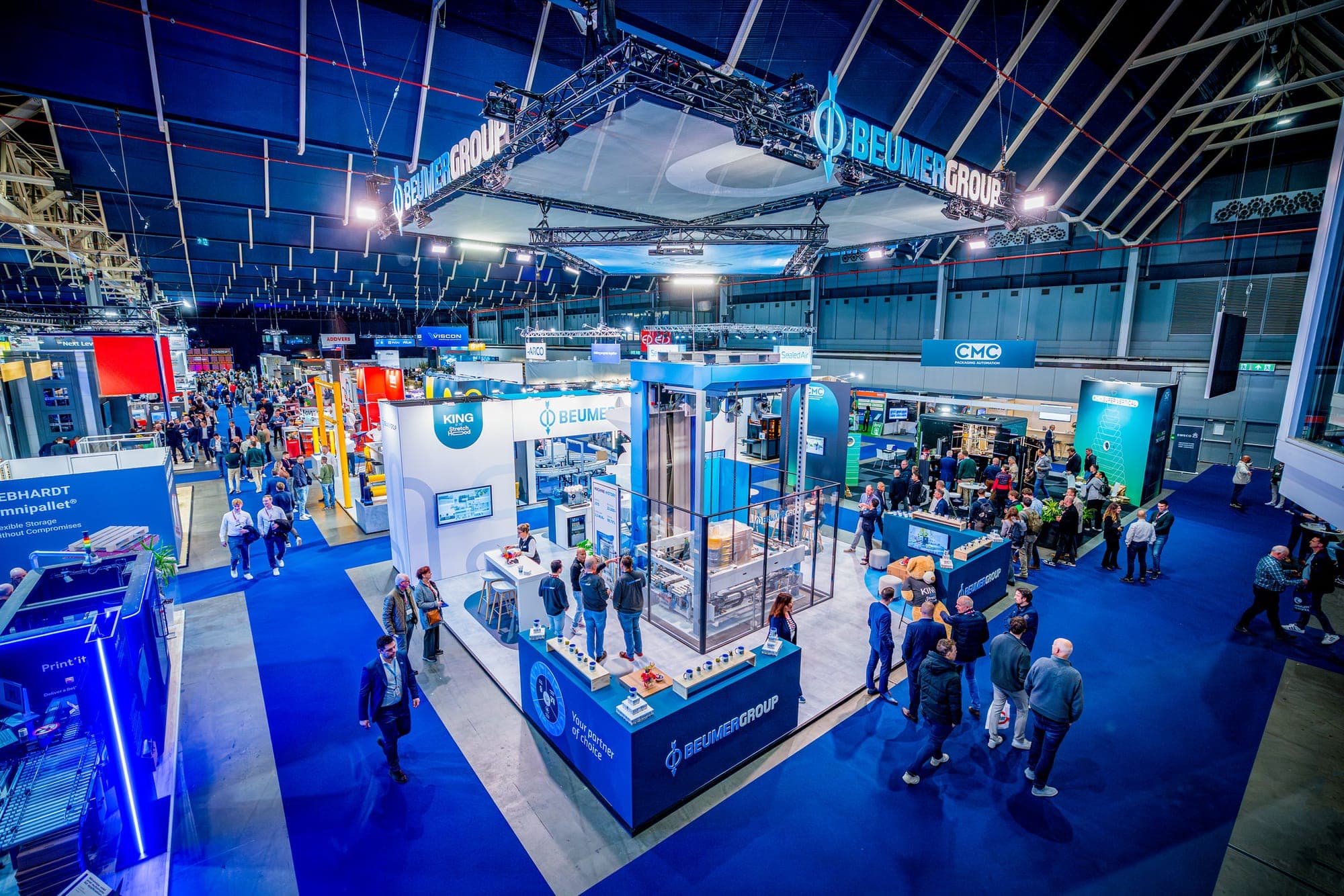 Interaction on a trade show floor