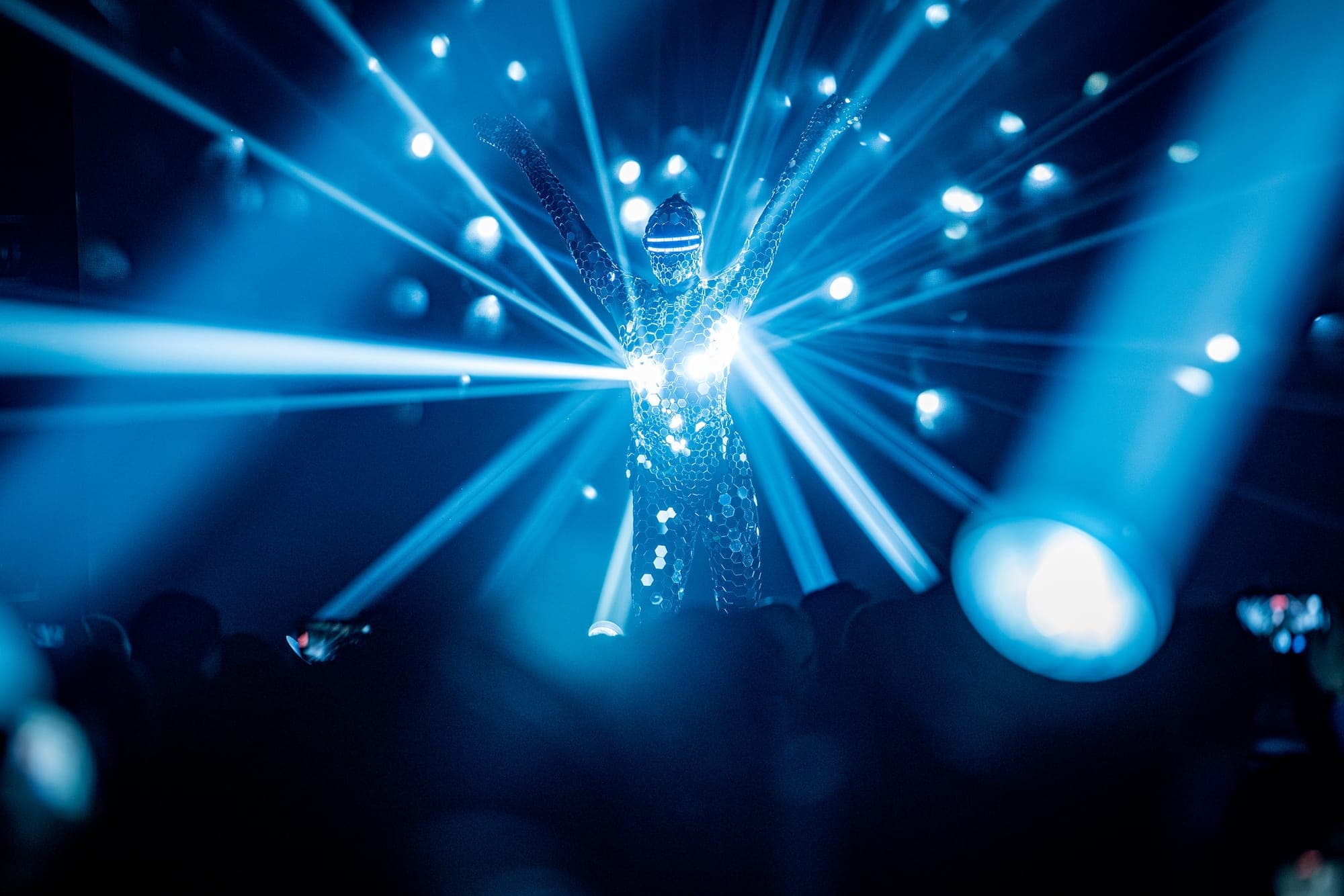 Corporate event met lasershow